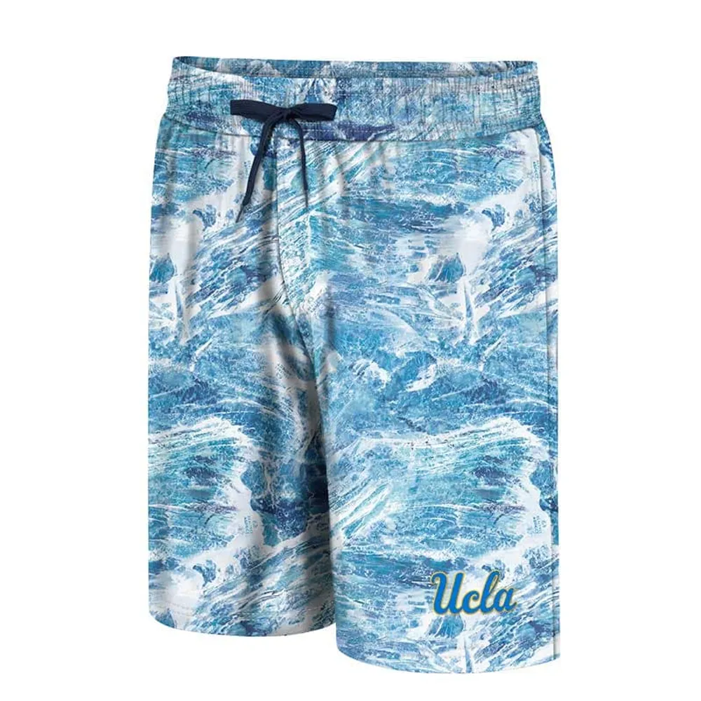 Men's Colosseum Blue UCLA Bruins Realtree Aspect Ohana Swim Shorts