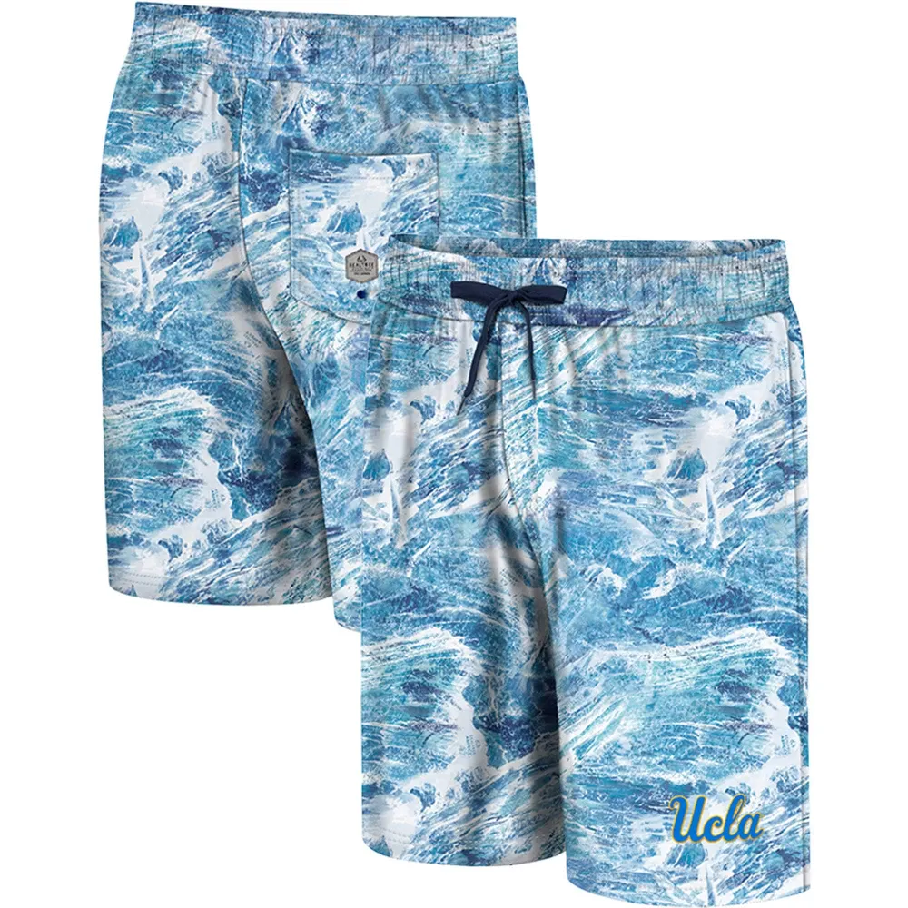 Men's Colosseum Blue UCLA Bruins Realtree Aspect Ohana Swim Shorts