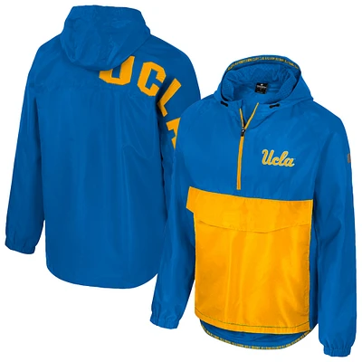 Veste anorak à demi-zip Colosseum Blue UCLA Bruins Reloaded pour homme