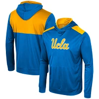 T-shirt à capuche manches longues pour hommes Colosseum Blue UCLA Bruins Warm Up