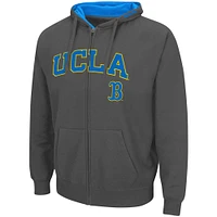 Sweat à capuche Colosseum Charcoal UCLA Bruins Arch & Logo 3.0 pour homme