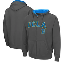 Sweat à capuche Colosseum Charcoal UCLA Bruins Arch & Logo 3.0 pour homme