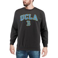 Men's Colosseum Charcoal UCLA Bruins Arch & Logo Crew Neck Sweatshirt