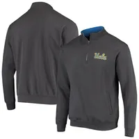 Men's Colosseum Charcoal UCLA Bruins Tortugas Logo Quarter-Zip Jacket