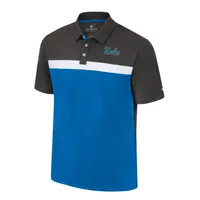 Men's Colosseum Charcoal UCLA Bruins Two Yutes Polo