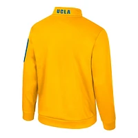 Men's Colosseum Gold UCLA Bruins Mainframe Quarter-Zip Fleece Jacket