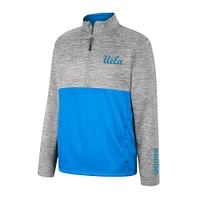 Men's Colosseum Gray UCLA Bruins John Half-Zip Jacket