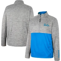 Men's Colosseum Gray UCLA Bruins John Half-Zip Jacket