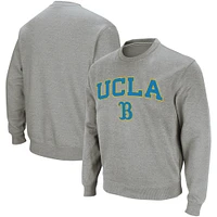 Colosseum Heather Grey UCLA Bruins Arch & Logo Crew Neck Sweat-shirt pour homme