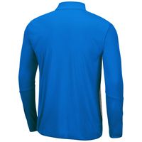 Men's Colosseum Heathered Gray/Blue UCLA Bruins Prospect Quarter-Zip Jacket