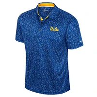 Polo de golf sublimé pour homme Colosseum Royal UCLA Bruins
