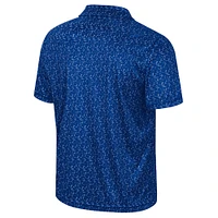 Polo de golf sublimé pour homme Colosseum Royal UCLA Bruins