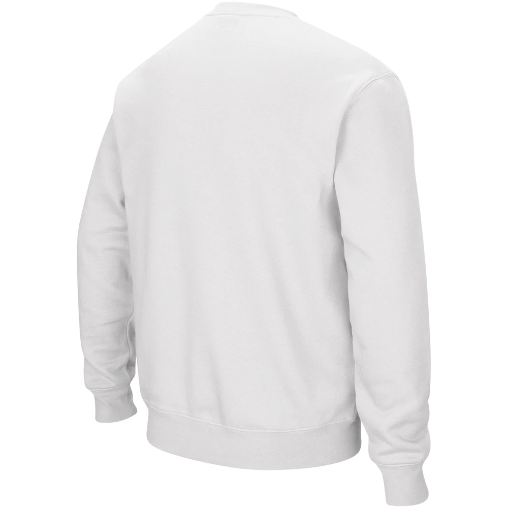 Colosseum White UCLA Bruins Arch & Logo Crew Neck Sweat-shirt pour homme