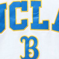 Men's Colosseum White UCLA Bruins Arch & Logo Crew Neck Sweatshirt