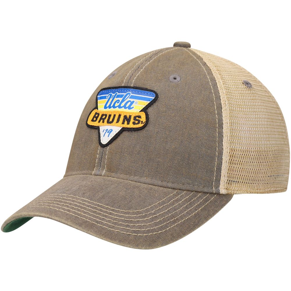 Men's Gray UCLA Bruins Legacy Point Old Favorite Trucker Snapback Hat