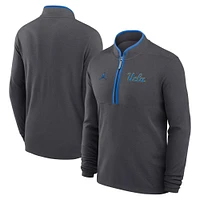 Men's Jordan Brand Anthracite UCLA Bruins Victory Half-Zip Sweatshirt