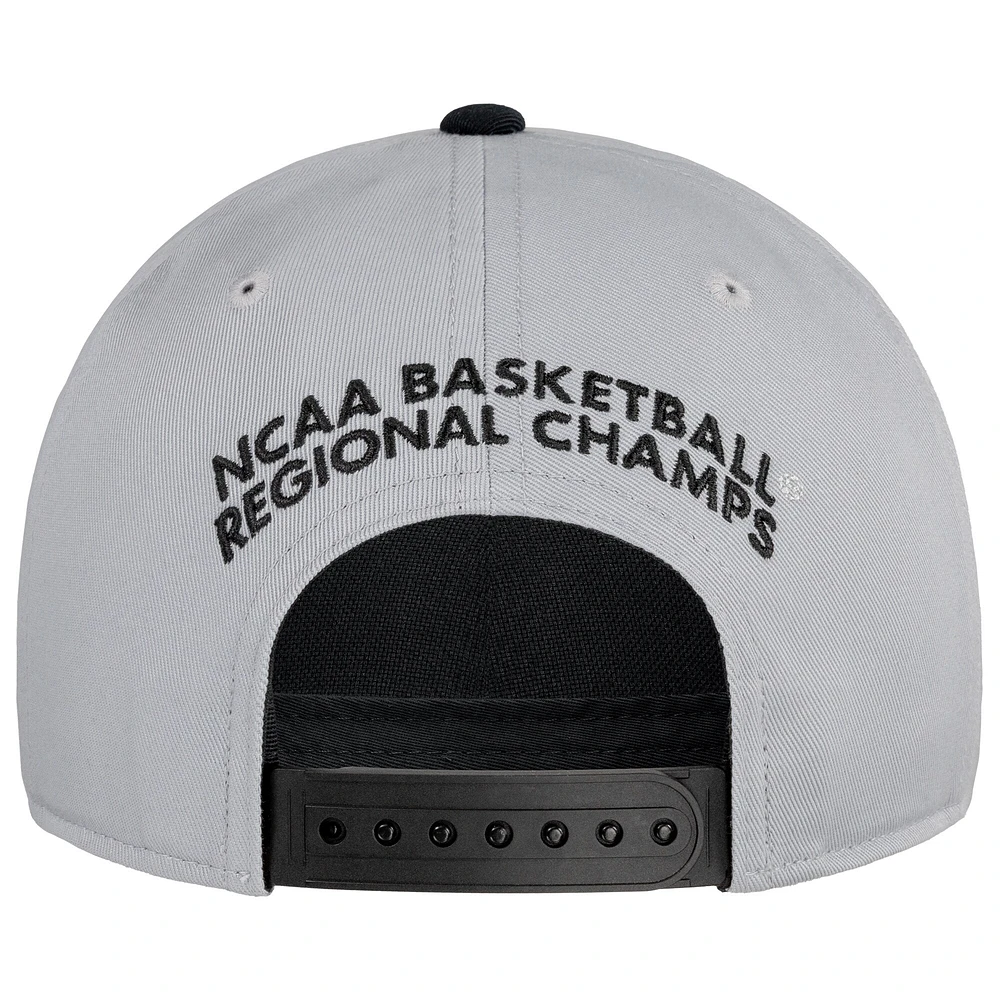 Casquette ajustable noire Jordan Brand pour homme, UCLA Bruins, tournoi de basketball féminin NCAA 2025, Final Four, champions régionaux de March Madness, vestiaire