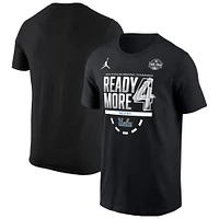 Men's Jordan Brand Black UCLA Bruins 2025 NCAA Women's Basketball Tournament March Madness Final Four Regional Champions Locker Room T-Shirt
