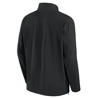 Men's Jordan Brand Black UCLA Bruins Sideline Coaches Quarter-Zip Jacket
