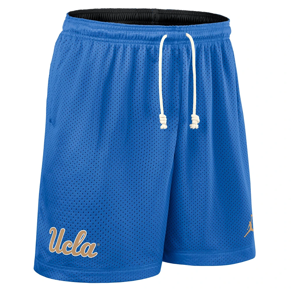 Men's Jordan Brand Blue/Black UCLA Bruins 2025 Sideline Reversible Performance Shorts