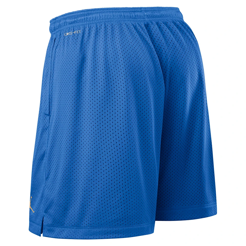 Men's Jordan Brand Blue/Black UCLA Bruins 2025 Sideline Reversible Performance Shorts