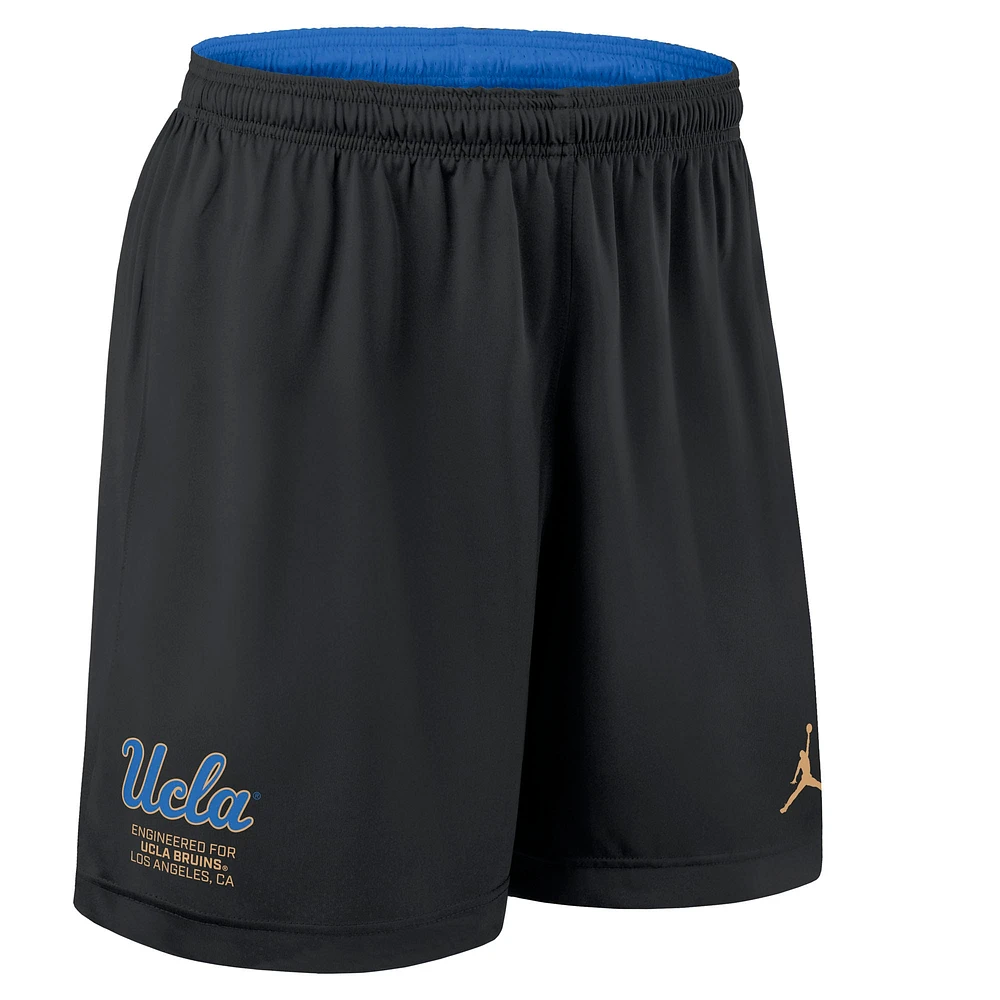 Men's Jordan Brand Blue/Black UCLA Bruins 2025 Sideline Reversible Performance Shorts