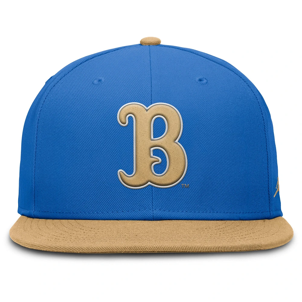 Men's Jordan Brand Blue/Gold UCLA Bruins Two-Tone Primetime Performance Fitted Hat