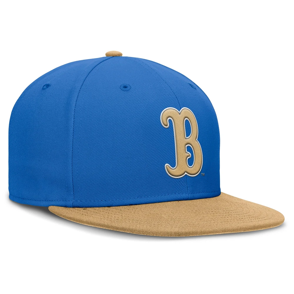 Men's Jordan Brand Blue/Gold UCLA Bruins Two-Tone Primetime Performance Fitted Hat