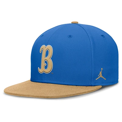 Casquette ajustée Primetime Performance bicolore bleu/or UCLA Bruins pour homme de Jordan Brand