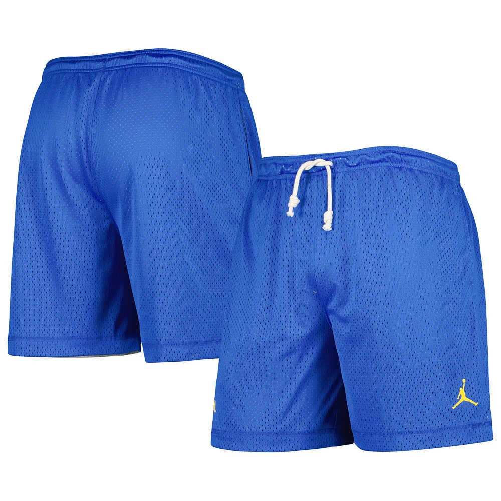 Short Performance réversible UCLA Bruins Jordan Brand pour Homme Bleu/Gris