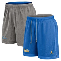 Short de joueur Jordan Brand bleu/gris chiné pour homme des Bruins l'UCLA