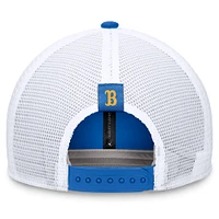 Casquette ajustable Jordan Brand bleu/blanc UCLA Bruins 2024 Sideline Trucker pour homme