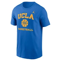 T-shirt de basket-ball Jordan Brand bleu pour homme avec logo UCLA Bruins