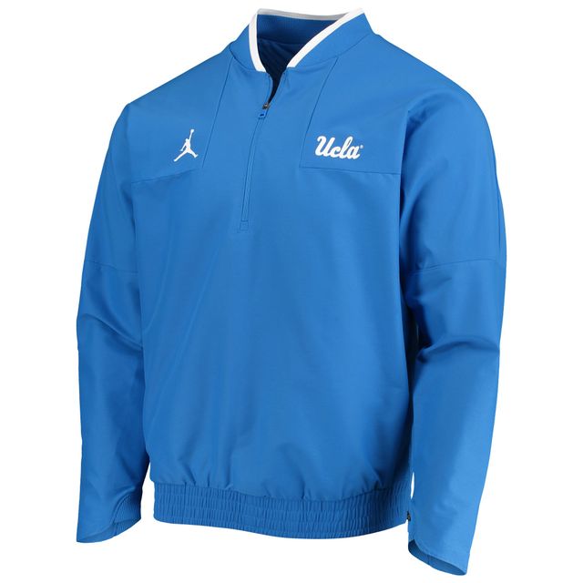 Veste à demi-glissière Jordan Brand UCLA Bruins Coach pour homme, bleu