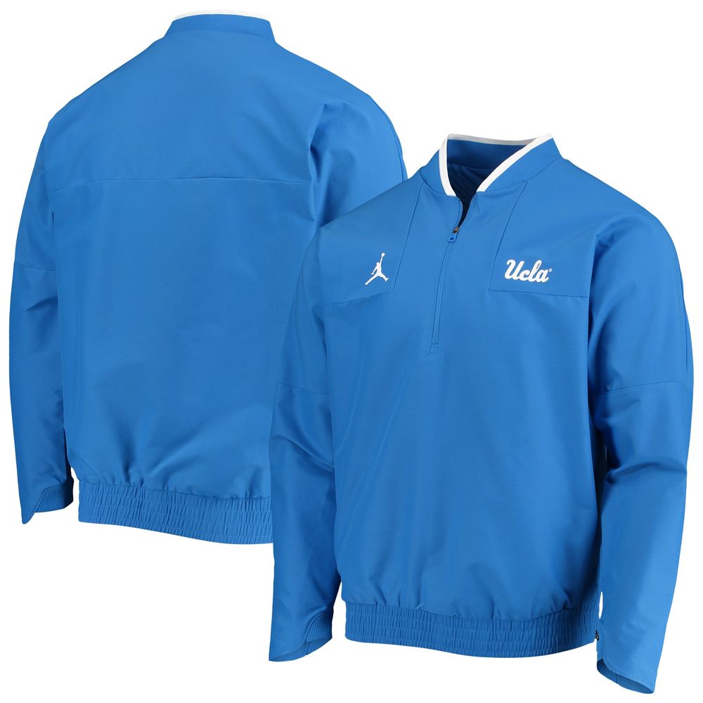 Men's Jordan Brand Blue UCLA Bruins Coach Half-Zip Jacket