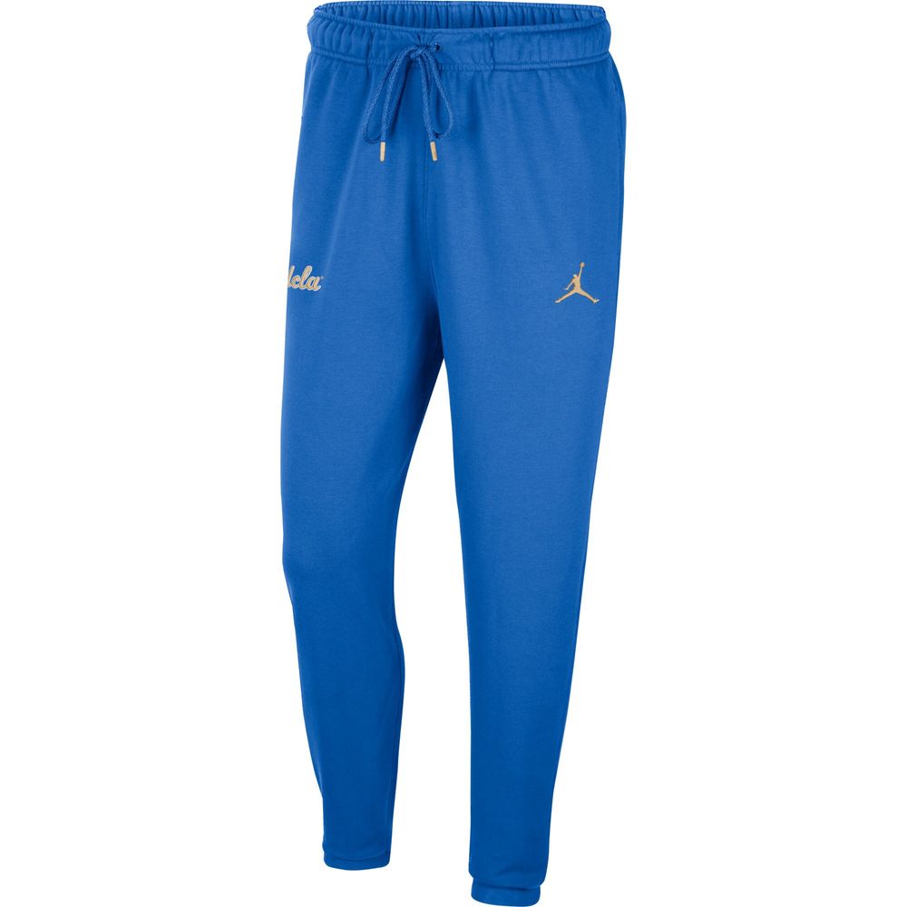 Men's Jordan Brand Blue UCLA Bruins Logo Travel Fleece Pants