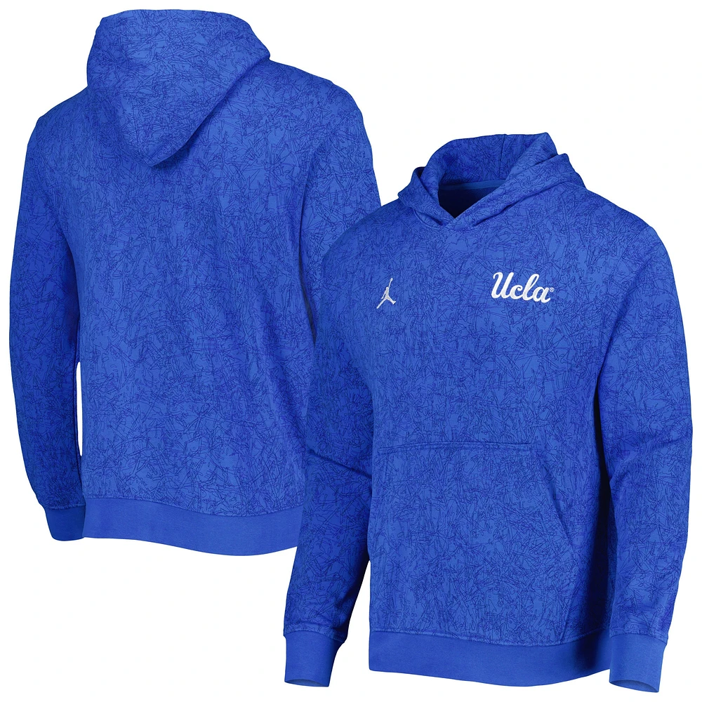 Men's Jordan Brand Blue UCLA Bruins Logo Travel Pullover Hoodie
