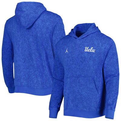 Men's Jordan Brand Blue UCLA Bruins Logo Travel Pullover Hoodie