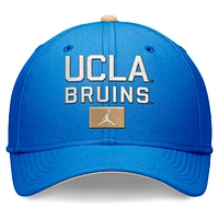 Casquette Jordan Brand bleue UCLA Bruins Primetime Rise Swoosh Flex pour hommes