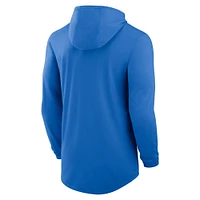 T-shirt à capuche manches longues et pour homme Jordan Brand bleu UCLA Bruins
