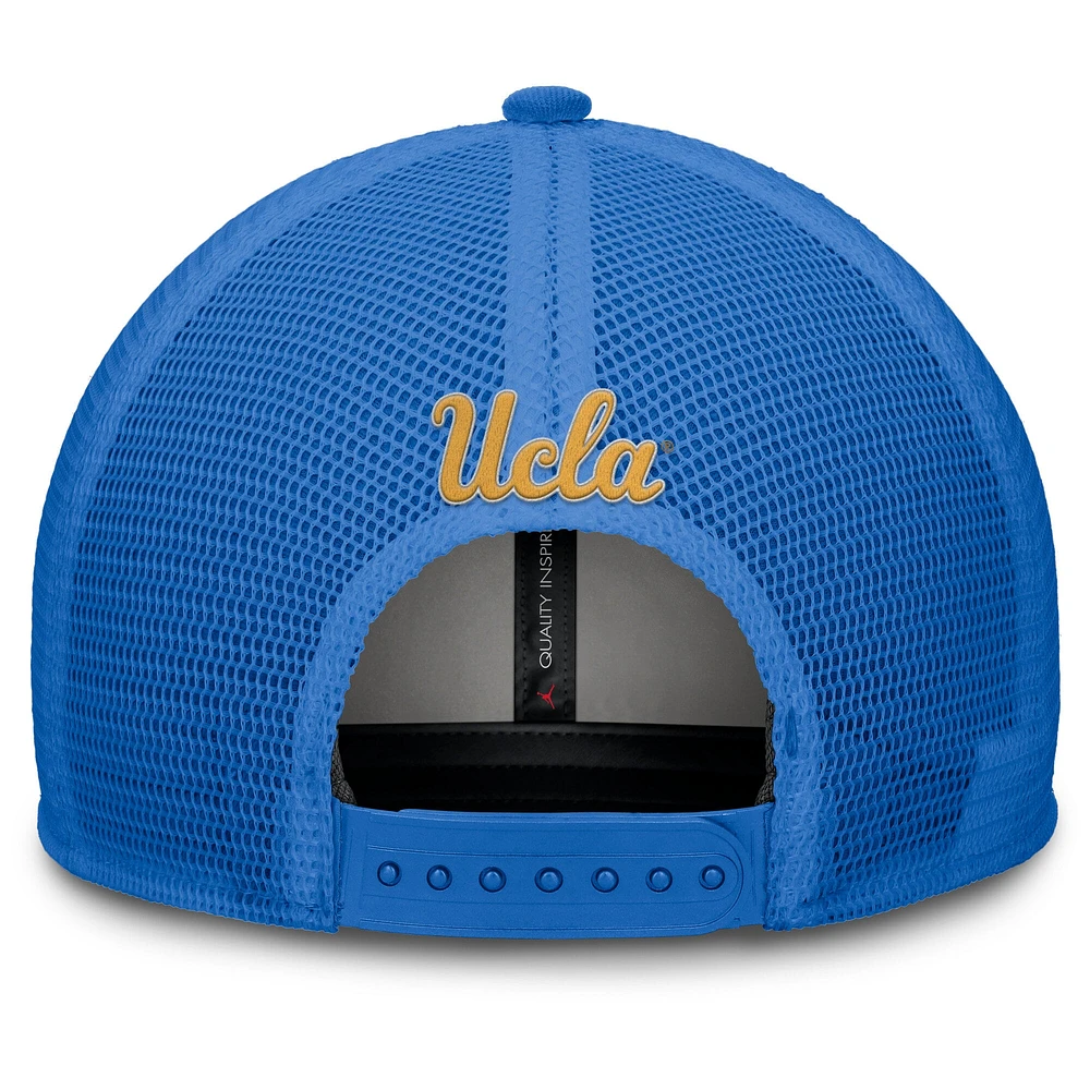 Casquette ajustable Jordan Brand bleue UCLA Bruins Rise pour homme