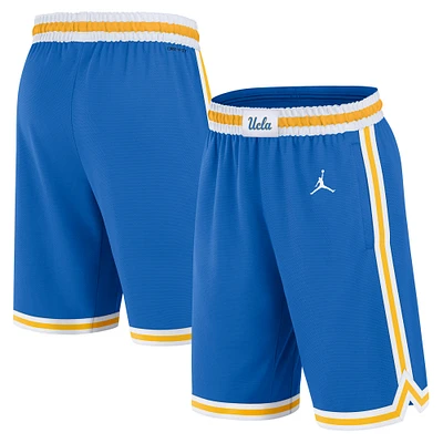 Short de basket-ball Jordan Brand bleu UCLA Bruins Road Replica Performance pour homme