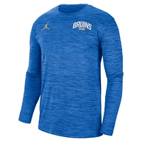 Men's Jordan Brand Blue UCLA Bruins Sideline Game Day Velocity Performance Long Sleeve T-Shirt