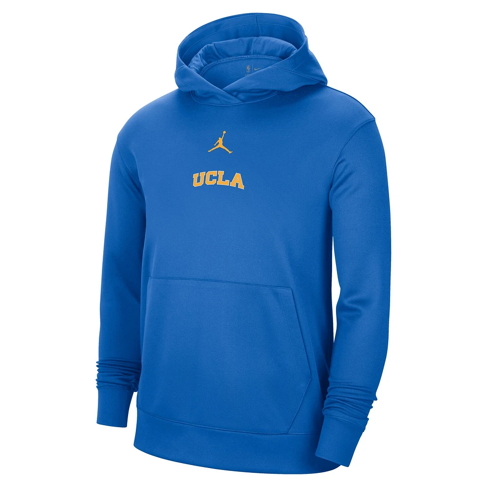 Men's Jordan Brand Blue UCLA Bruins Team Basketball Spotlight Performance Pullover Hoodie