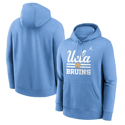 Sweat à capuche bleu Jordan Brand UCLA Bruins Throwback Club pour homme