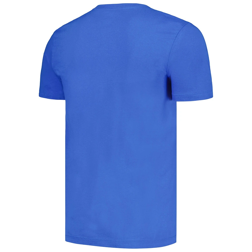 T-shirt Jordan Brand bleu pour hommes, UCLA Bruins vs USC Trojans Rivalry