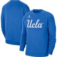 Men's Jordan Brand Blue UCLA Bruins Wordmark Pullover Sweatshirt