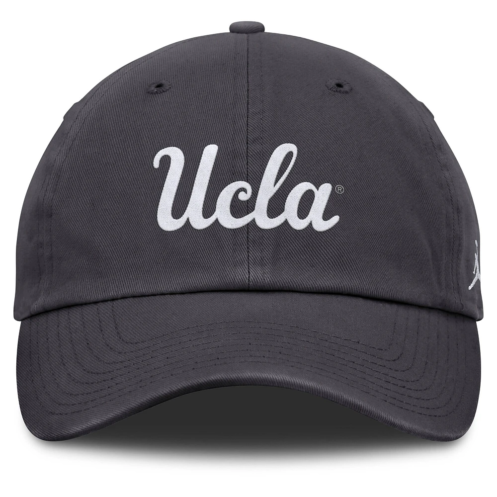 Men's Jordan Brand Charcoal UCLA Bruins Campus Club Adjustable Hat