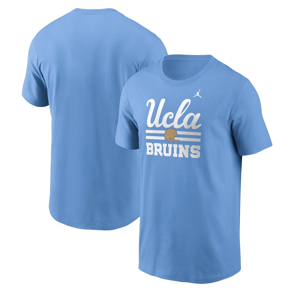 T-shirt rétro bleu clair Jordan Brand pour homme UCLA Bruins