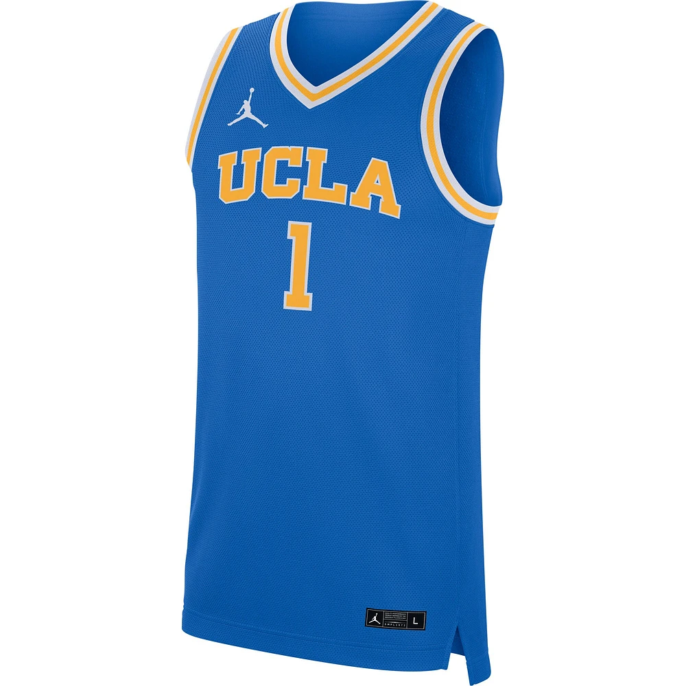 Maillot de basket-ball réplique Jordan Brand #1 des Bruins l'UCLA bleu pour hommes